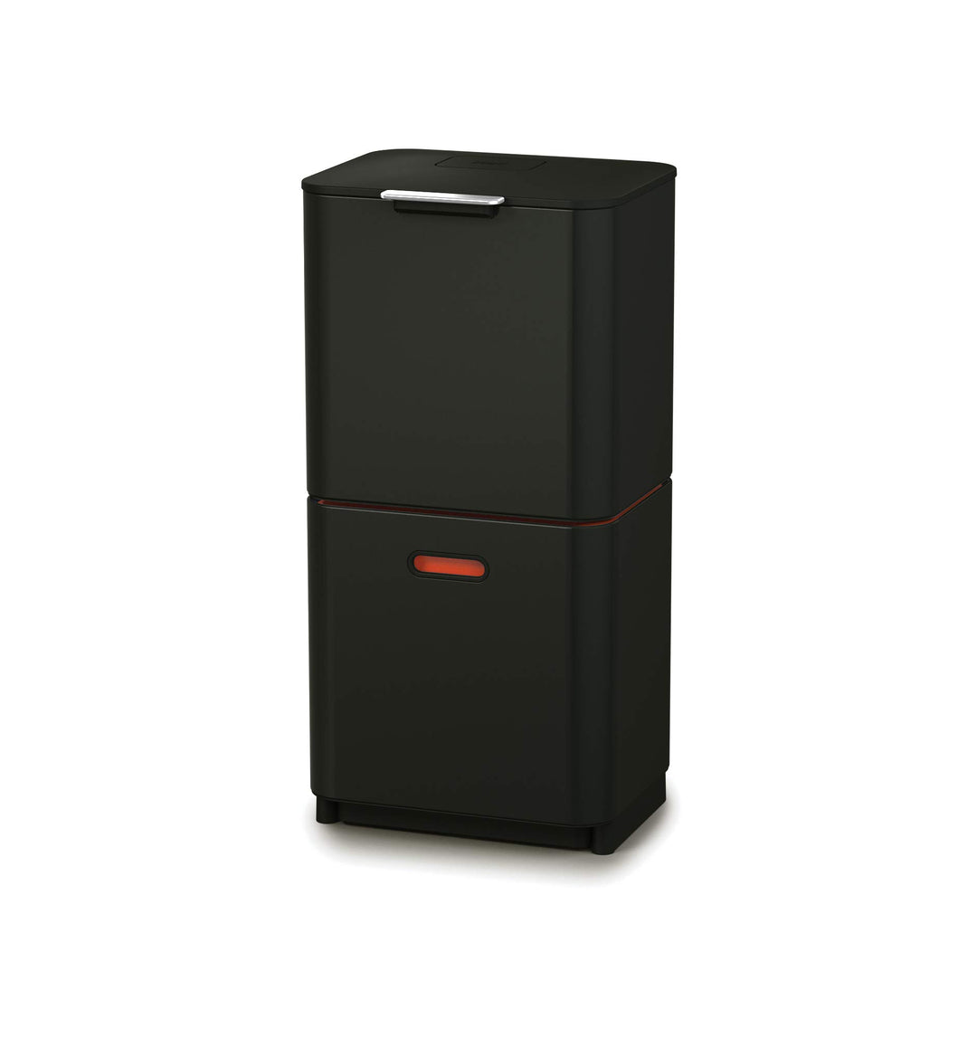 Joseph Joseph Totem Max Mülltrenner und Recycling, Kücheneimer, 60 l, Schwarz 60L Schwarz Single, 60