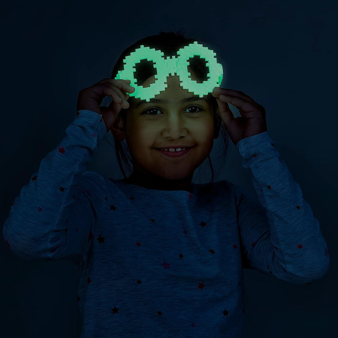 Plus-Plus 500 Kreativ Bausteine Nachtleuchtend, Glow Learn to Build Glow, Learn to Build Glow