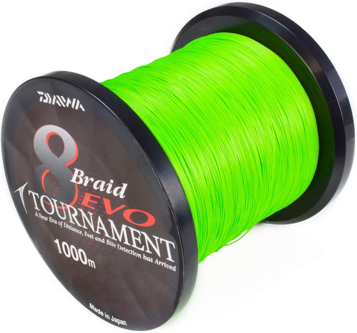 DAIWA Tournament 8 Braid EVO 0.10mm 6,7kg 1000m ch Geflochtene Schnur