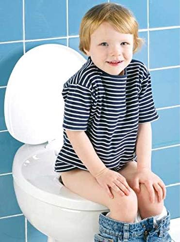 WENKO WC-Sitz Family - Toiletten-Doppelsitz, Absenkautomatik, Fix-Clip Hygiene Kunststoffbefestigung