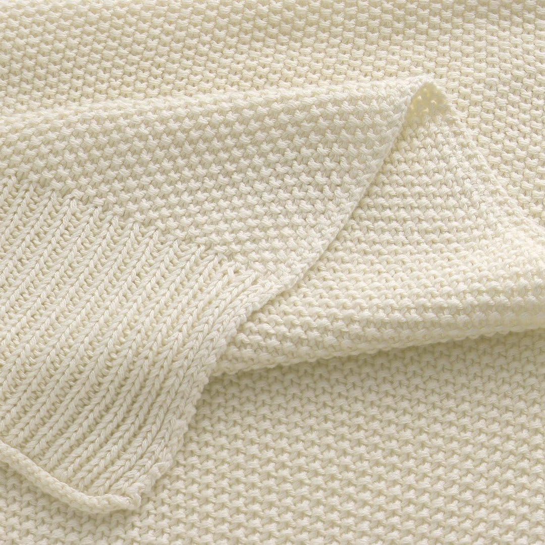 PiccoCasa Tagesdecke Baumwolle Strickdecke Sommerdecke pflegeleicht gesund als Sofadecke Sofaüberwur