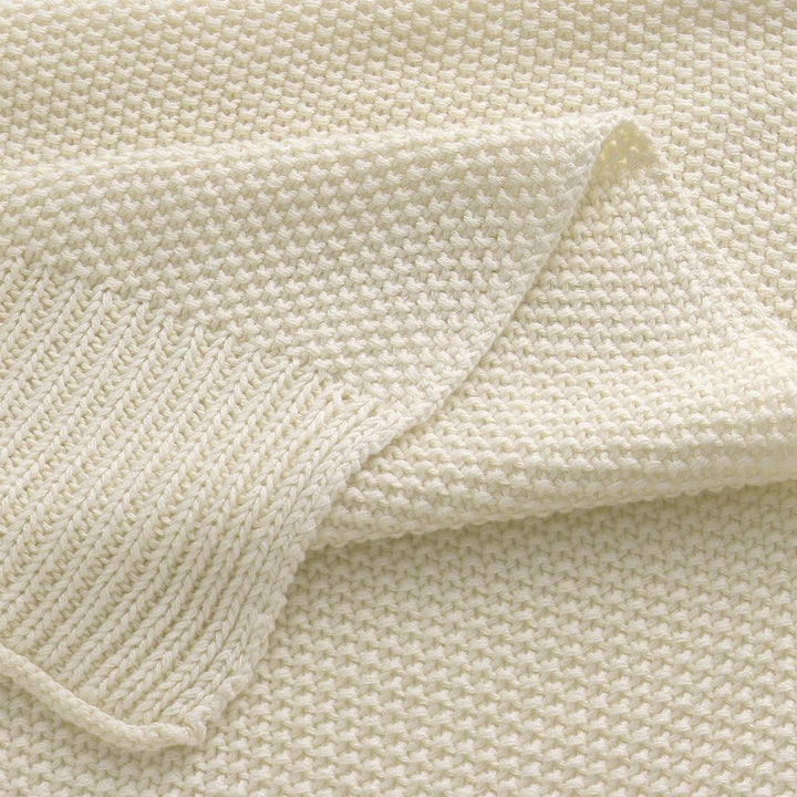 PiccoCasa Tagesdecke Baumwolle Strickdecke Sommerdecke pflegeleicht gesund als Sofadecke Sofaüberwur