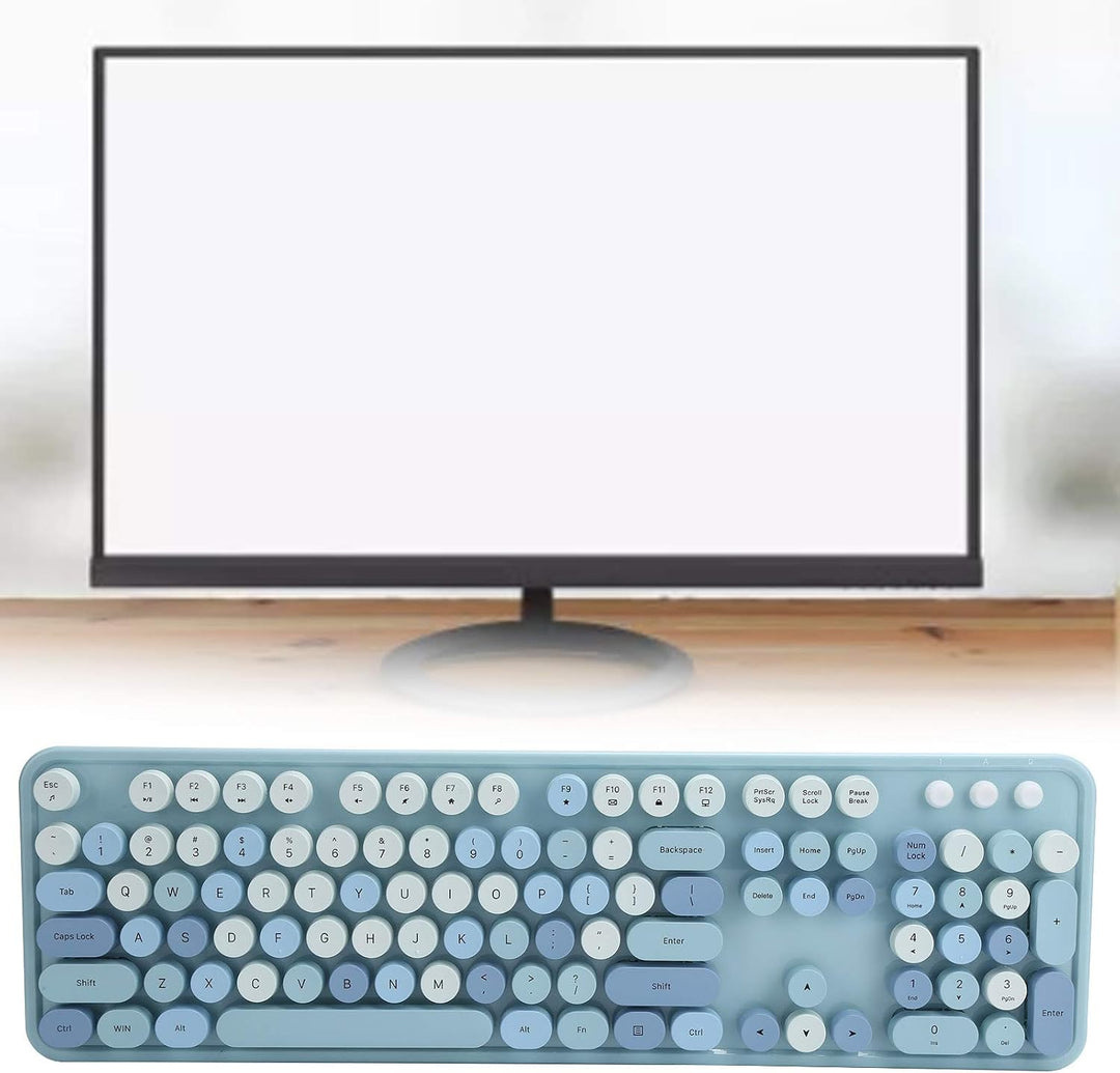 2.4G kabellose Tastatur Maus, Laptop Office Tastatur und Maus Combo, 1600 DPI Wireless Keyboard Mous