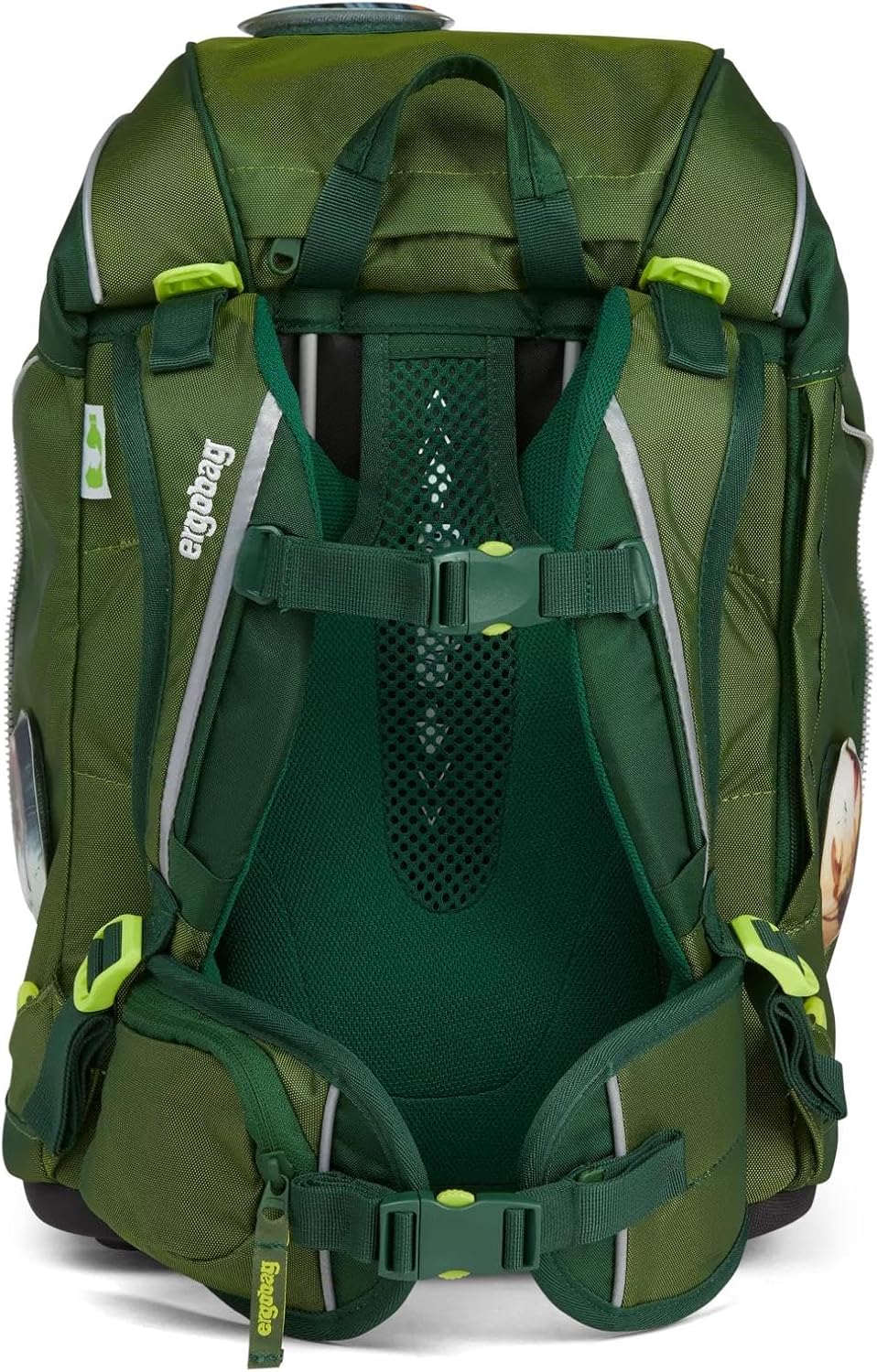 ergobag Pack Shiny-Edition - Schulrucksack Set 6tlg. Grüne Mambär - Grün