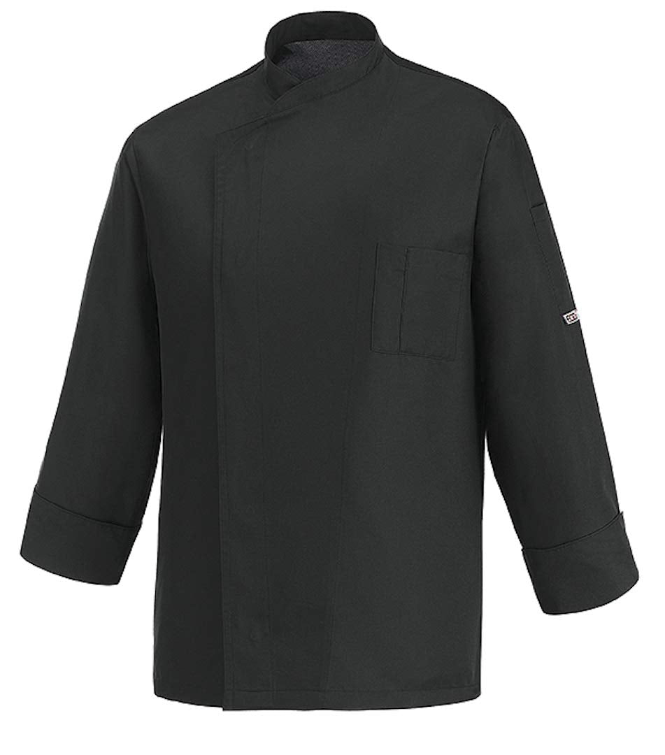 EGOCHEF Emporio FERRARIS - KOCHJACKE OTTAVIO - Microfiber (SHWARZ, M)