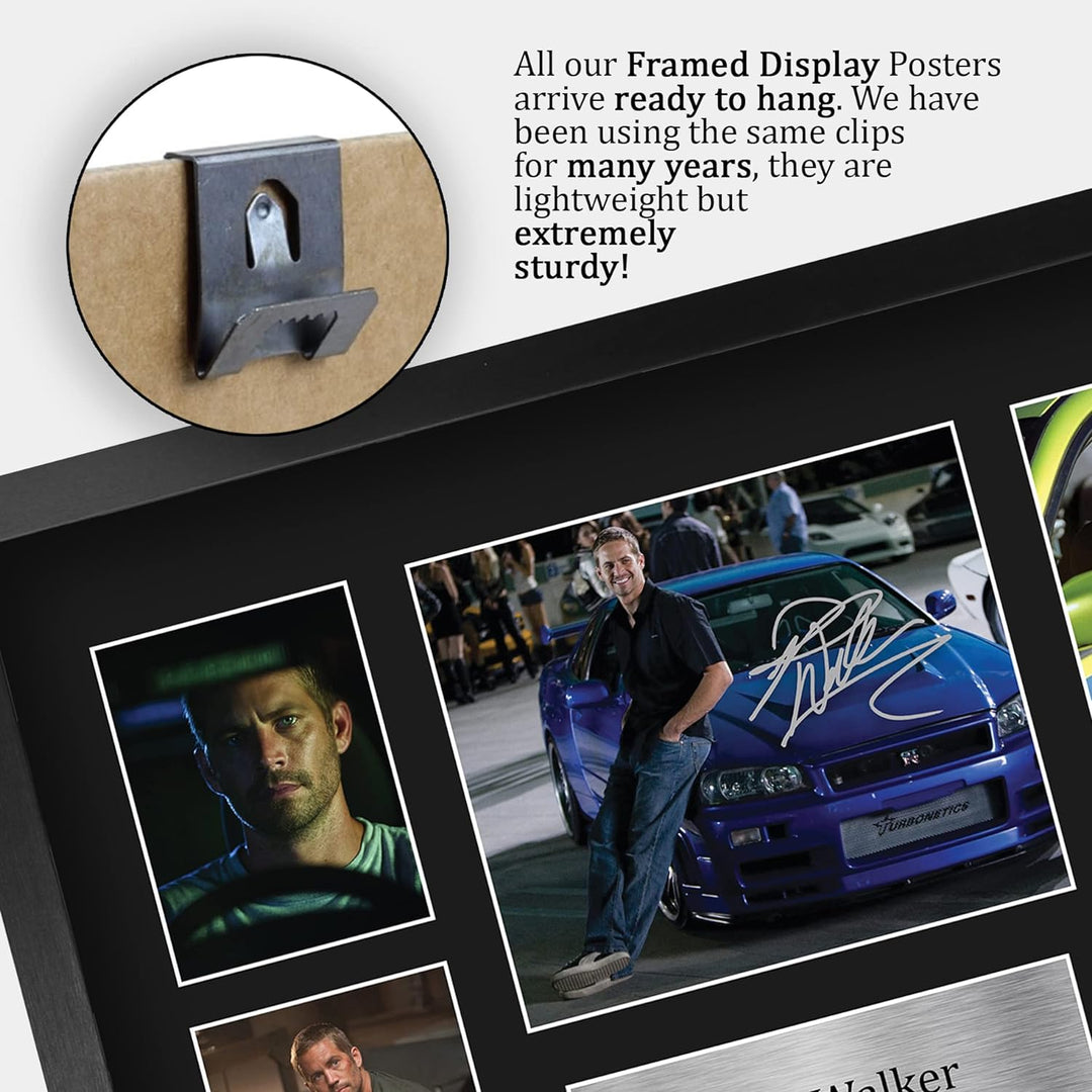 HWC Trading FR A3 Paul Walker Fast and Furious Geschenke Gedruckt, Signiert Autogramm Bild Display F