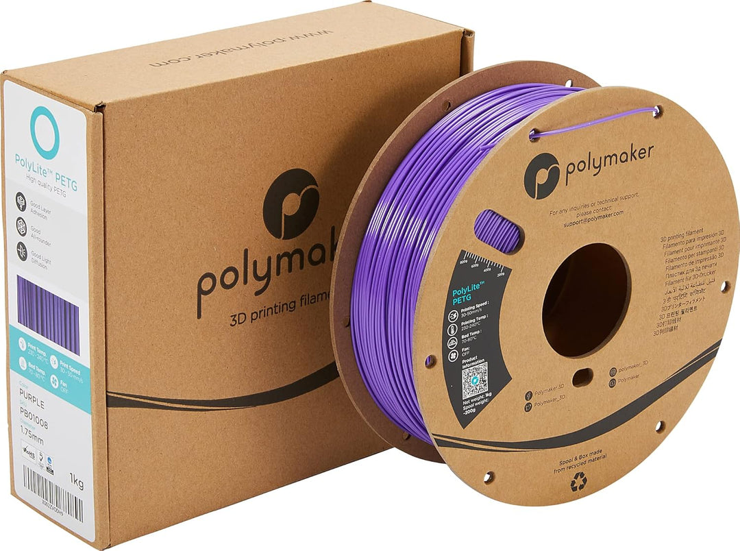Polymaker PolyLite PETG Purple - 1,75mm - 1kg