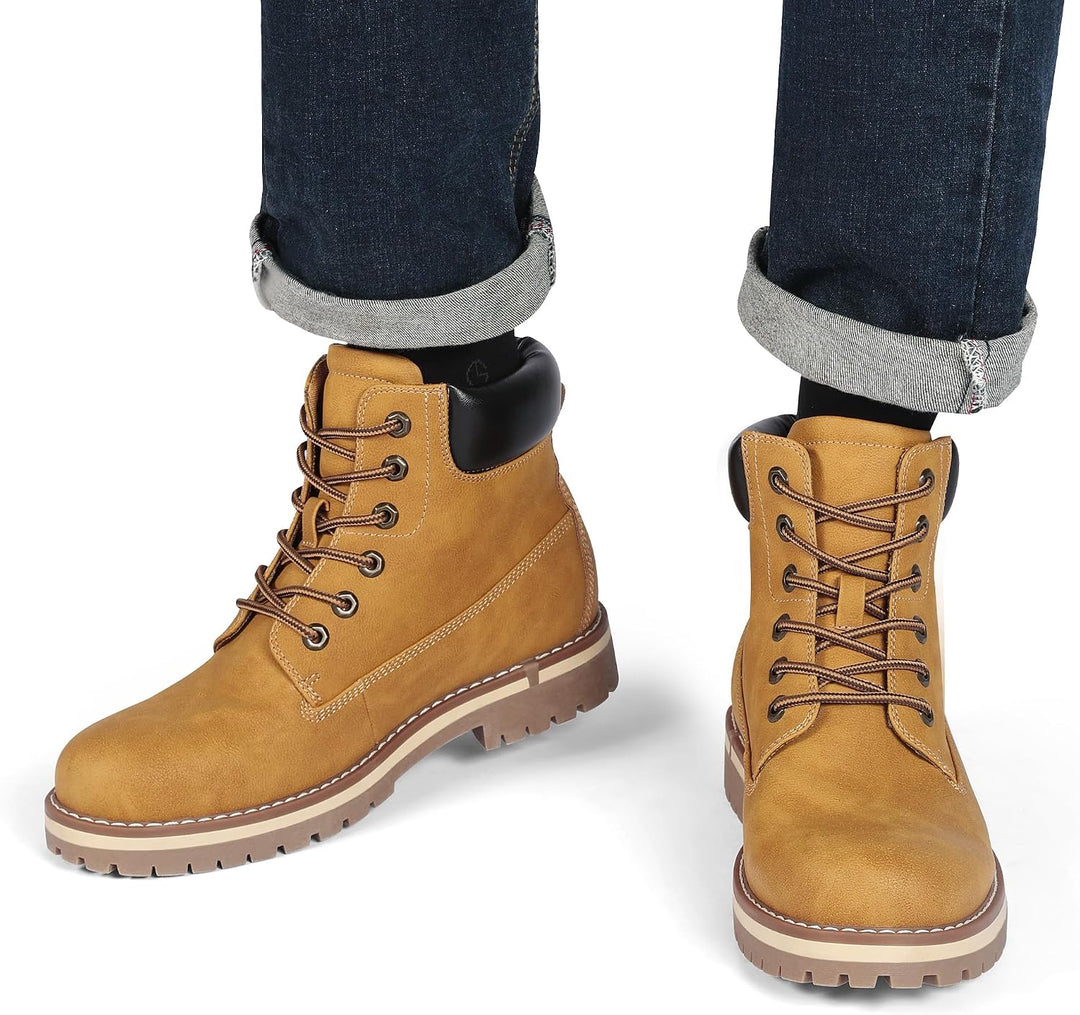 Bruno Marc Winterschuhe Herren Winterstiefel Jungs Warm Gefüttert Schneestiefeletten Kurzschaft Arbe