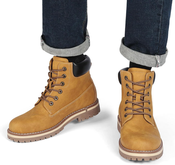 Bruno Marc Winterschuhe Herren Winterstiefel Jungs Warm Gefüttert Schneestiefeletten Kurzschaft Arbe