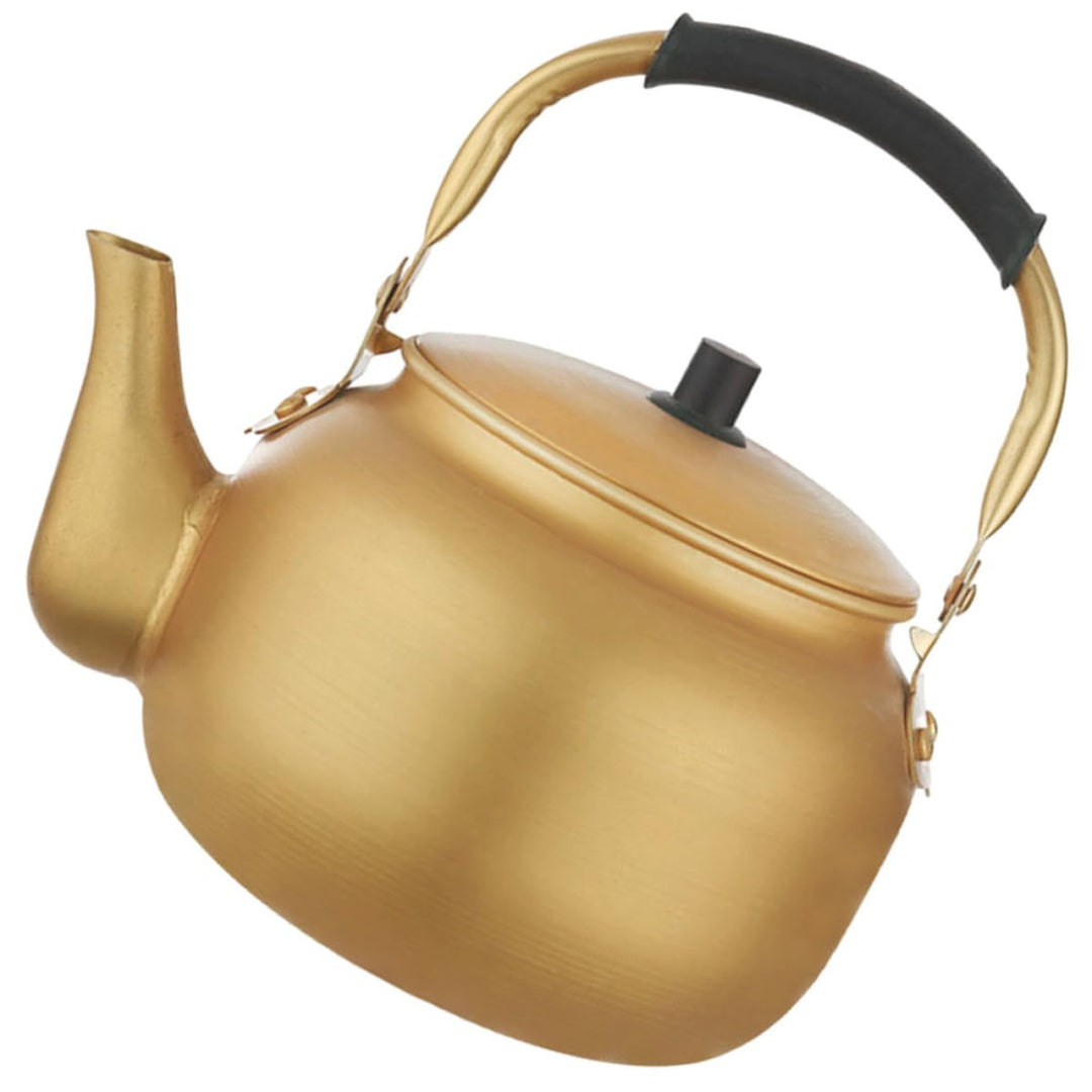 MAGICLULU Aluminium Wasserkocher 1,5l mit Effizientem Schnellkochsystem und Anti Heissem Griff für O