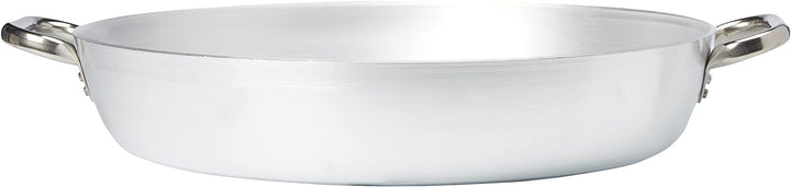 Pentole Agnelli ALMR111050 Strahlungspfanne, professionelles Aluminium 5 mm, 50 cm, 50 cm