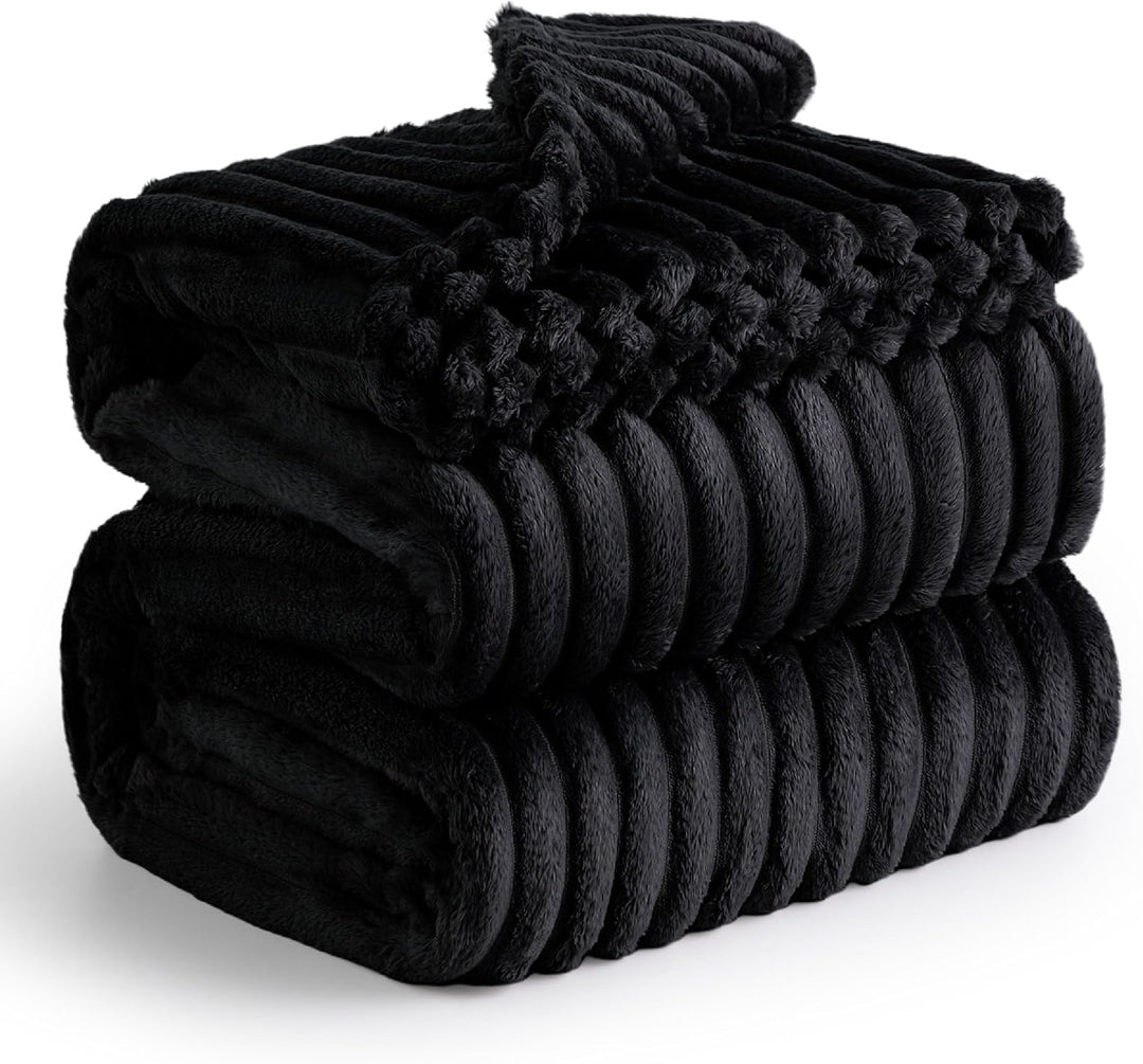 BEDSURE Kuscheldecke Flauschig Decke Fleecedecke – Weiche Warme Grobe Korddecke Gemütlicher Sofadeck