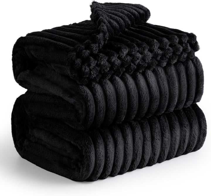 BEDSURE Kuscheldecke Flauschig Decke Fleecedecke – Weiche Warme Grobe Korddecke Gemütlicher Sofadeck