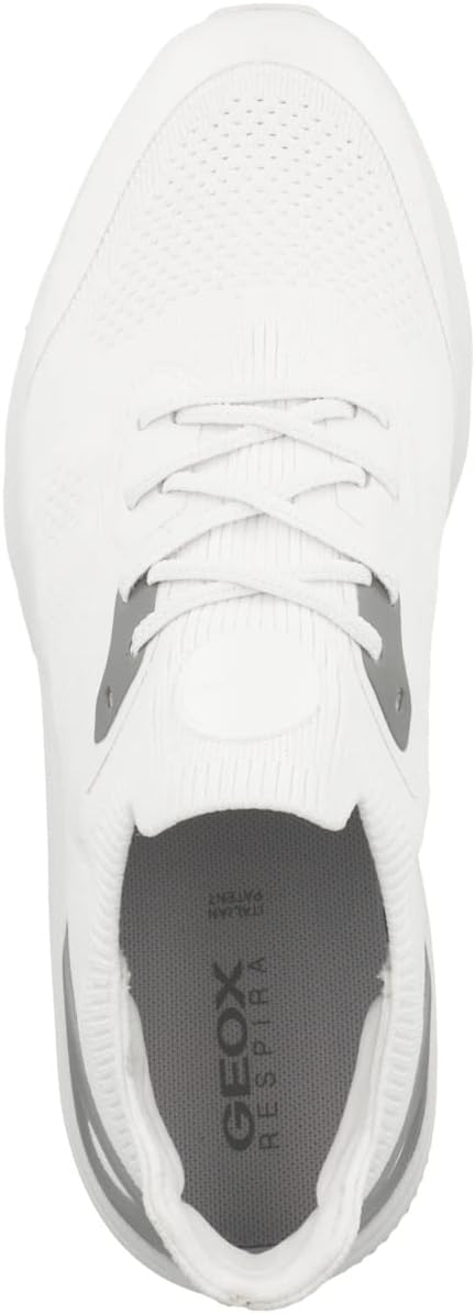 Geox Herren U Spherica Actif Sneaker 46 EU Weiss, 46 EU Weiss