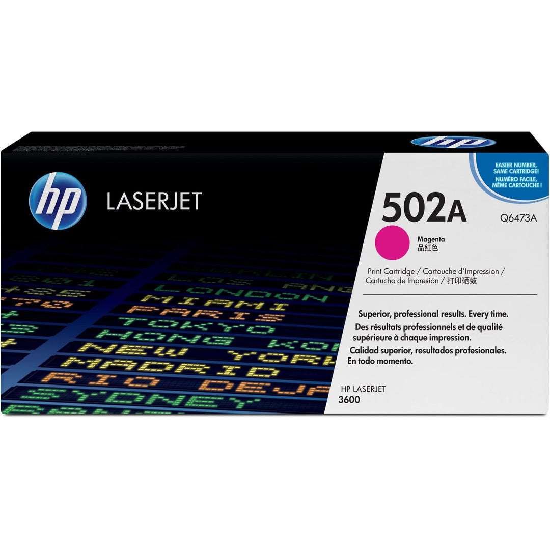 TONER MAGENTA 502A /LJ3600 4K/Q6473A HP