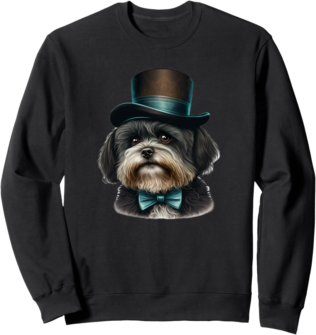 Havaneseses-Zylinderhut mit Hundemotiv Sweatshirt