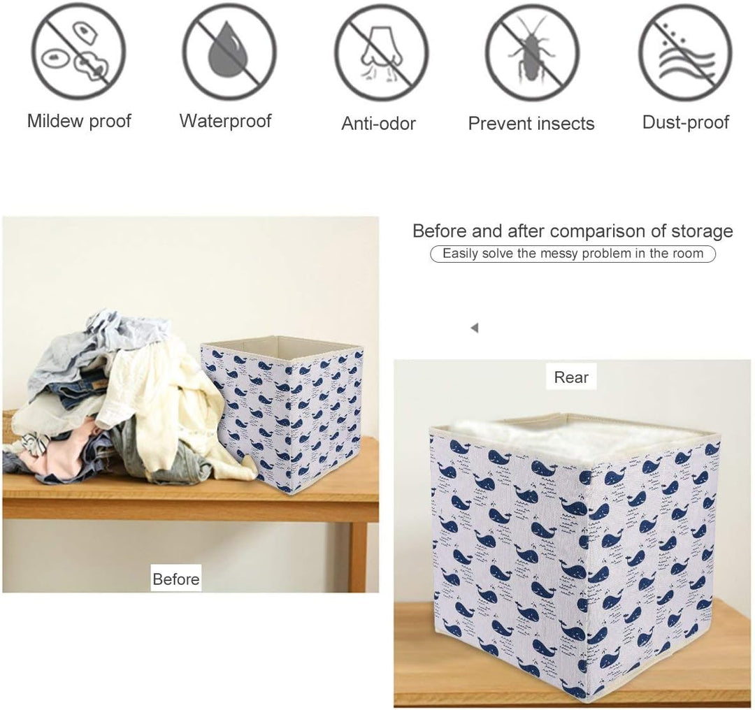 Aufbewahrungskiste Spielzeugkiste Faltbar Aufbewahrungsbox mit Deckel Kinder Spielzeug Organizer Auf