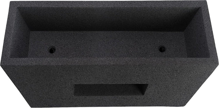 Pflanzwerk® Pflanzkübel Vista Granit Anthrazit 52x75x27cm *Frostbeständiger Blumenkübel* *UV-Schutz*