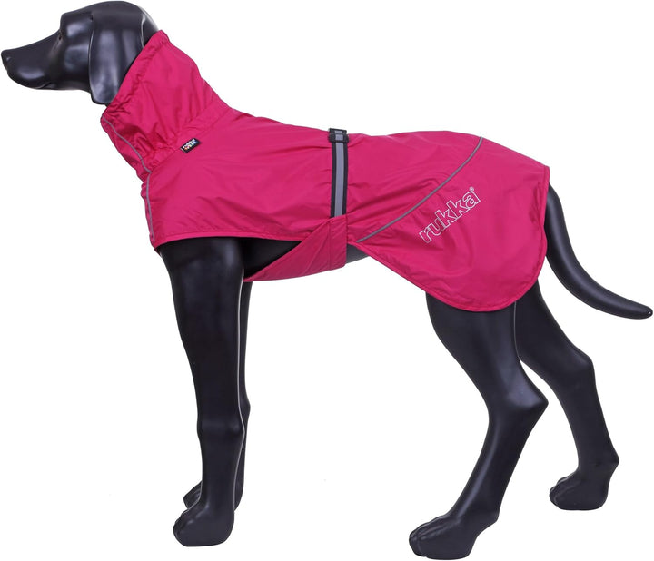 Rukka Pets HASE Regenmantel für Hunde Himbeere 25