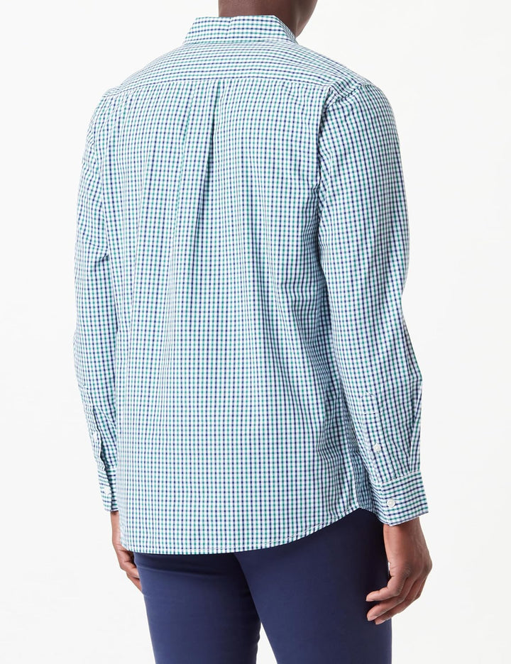 Wrangler Herren Shirt, M Green/Navy