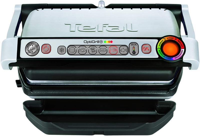 Tefal GC716D Kontaktgrill, Kunststoff, Schwarz, Metallisch, 401 x 229 x 450 mm