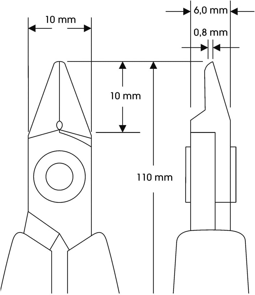 Bahco Lindstroem 8142 Seitenschneider, Ultra Flush 110mm Multi