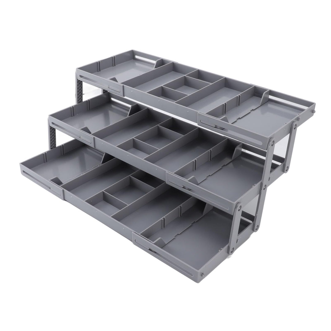Multi -Level -Schubladenorganisator, Make -up -Organisator für Schubladenküche Geräte Utensilien Erw