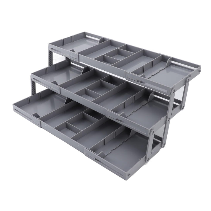 Multi -Level -Schubladenorganisator, Make -up -Organisator für Schubladenküche Geräte Utensilien Erw