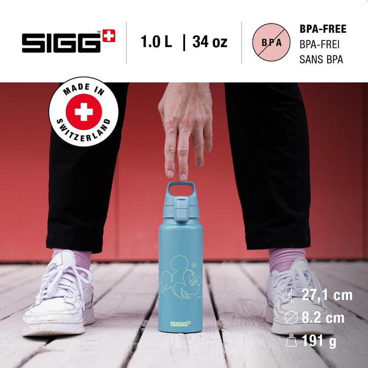Sigg - Alu Trinkflasche - WMB ONE - Made in Switzerland - ClimatePartner Zertifiziert - Kohlensäure