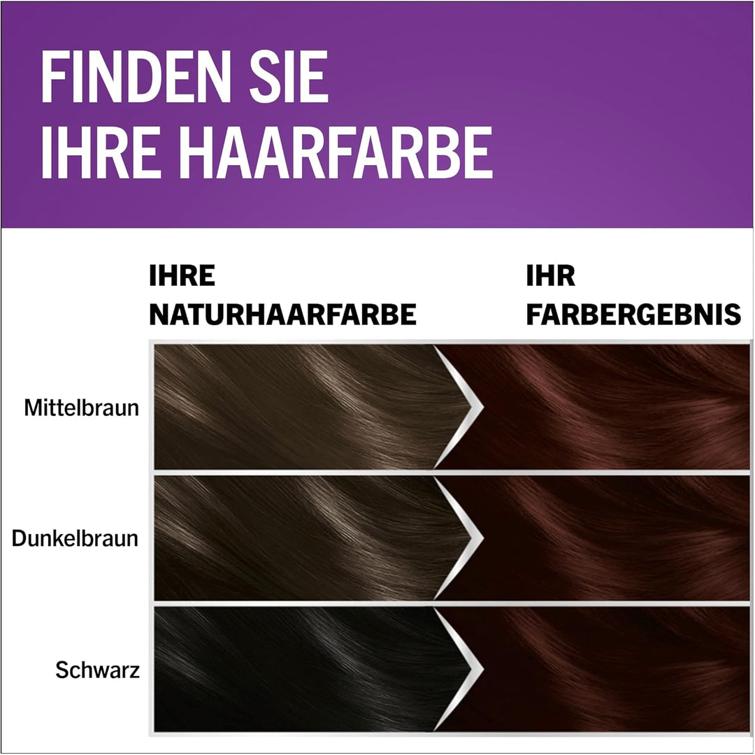 Schwarzkopf Perfect Mousse Permanente Schaumcoloration 388/3-88 Dunkles Rotbraun (3x93 ml), Haarfarb