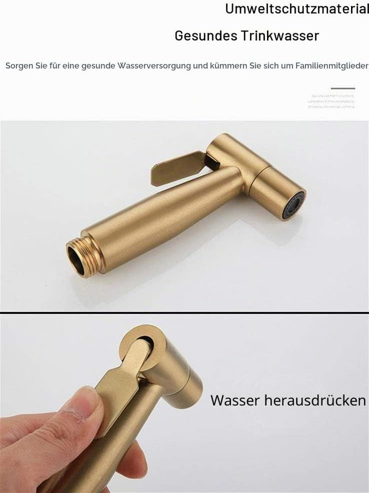 [LOSCHEN]Bidet Toilettensprüher, Hand Bidet Sprayer, Bidet Handbrause, Edelstahl Duschkopf Bidet Arm