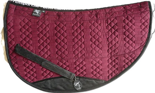 Engel Reitsport Lammfell Western Roundpad aufpolsterbar WPAD2AP bordeaux-med. L (67cm), bordeaux-med