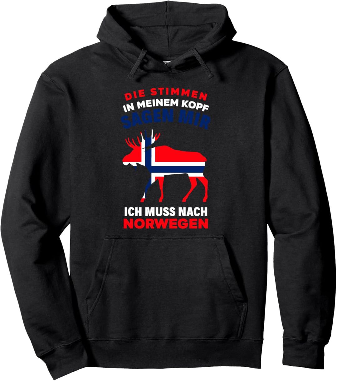 Ich Muss Nach Norwegen Reise Urlaub Spruch Lustiges Norwegen Pullover Hoodie