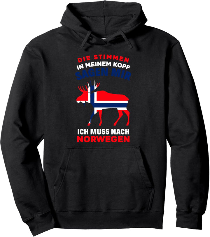 Ich Muss Nach Norwegen Reise Urlaub Spruch Lustiges Norwegen Pullover Hoodie
