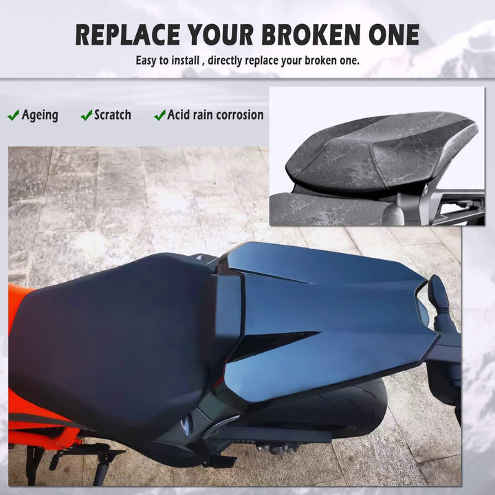TAZGANTAX Motorrad-Rücksitzabdeckung Soziussitzabdeckung Kompatibel mit K.T.M Super Duke Superduke R