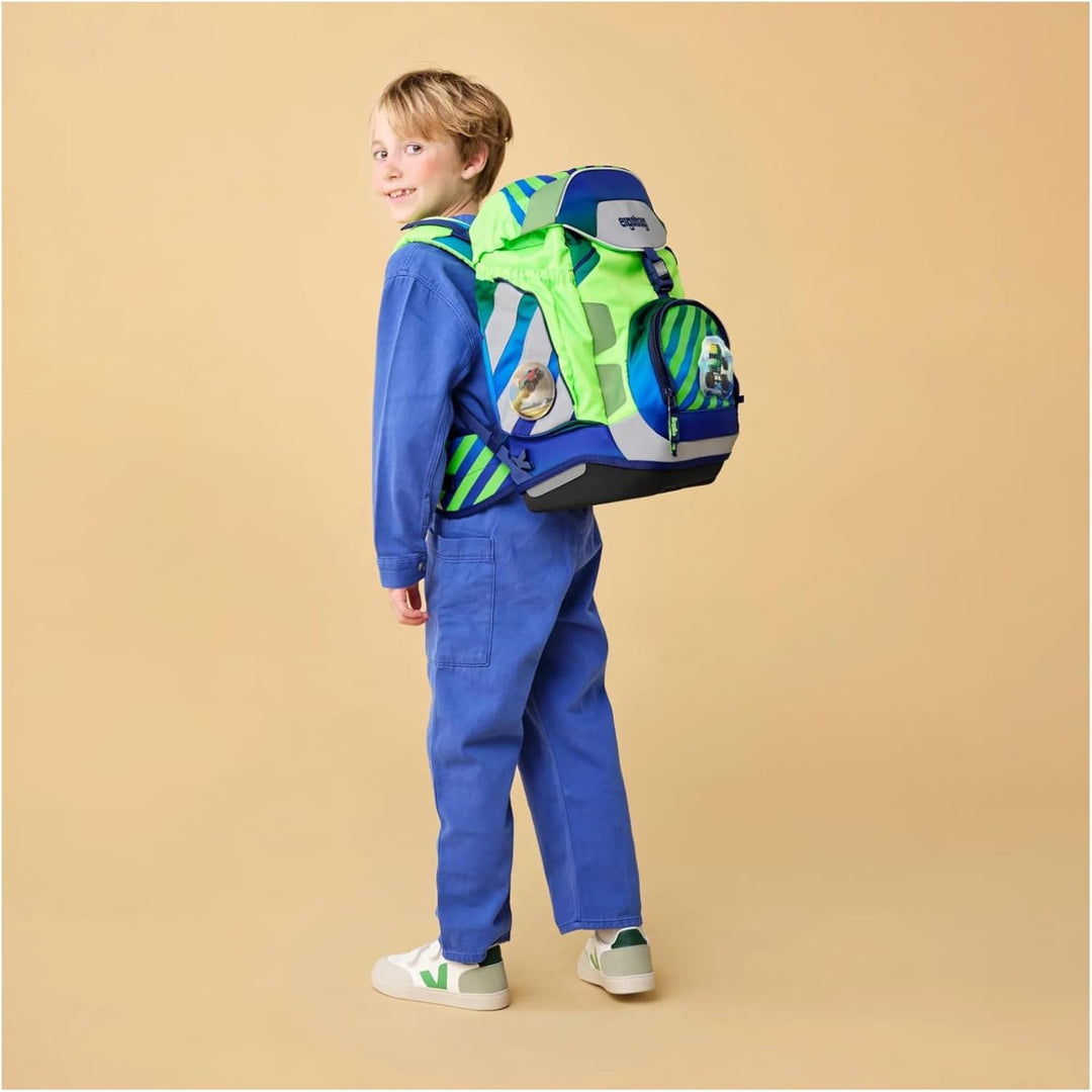 ergobag Pack Set ergonomischer Schulrucksack flexibel 6-teilig Set 1. Klasse Grundschule für Mädchen