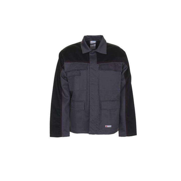 Planam Grösse 106 Herren Weld Shield Jacke grau schwarz Modell 5526 Grau/Schwarz 106, Grau/Schwarz 1