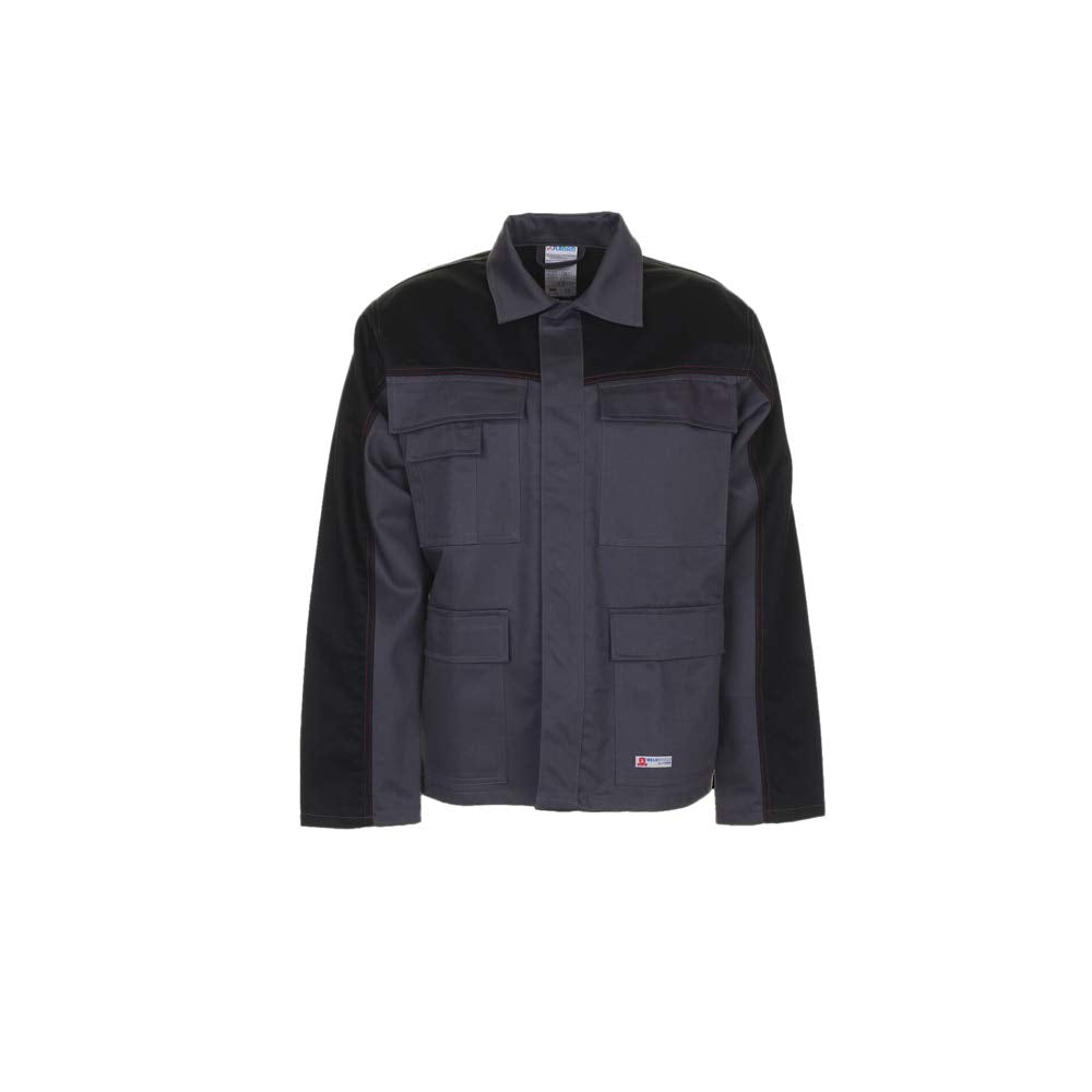Planam Grösse 56 Herren Weld Shield Jacke grau schwarz Modell 5517 Grau/Schwarz 56, Grau/Schwarz 56