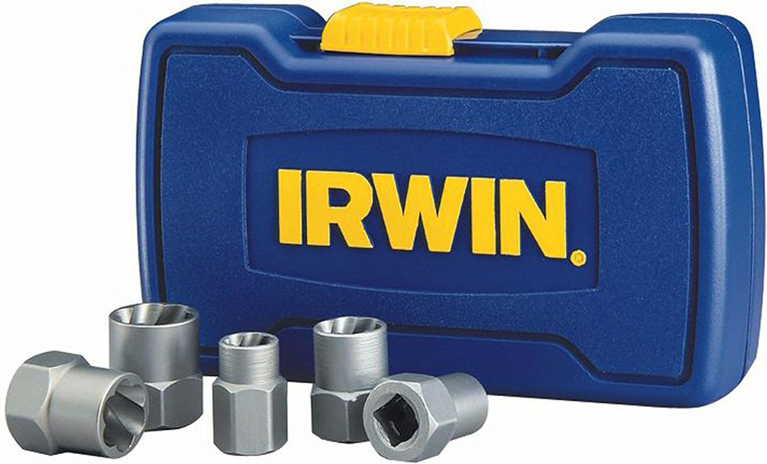 Irwin, 394001, Schrauben-Ausdreh-Set, 5-teilig, IRW10504634 Tragetasche n/a, Tragetasche n/a