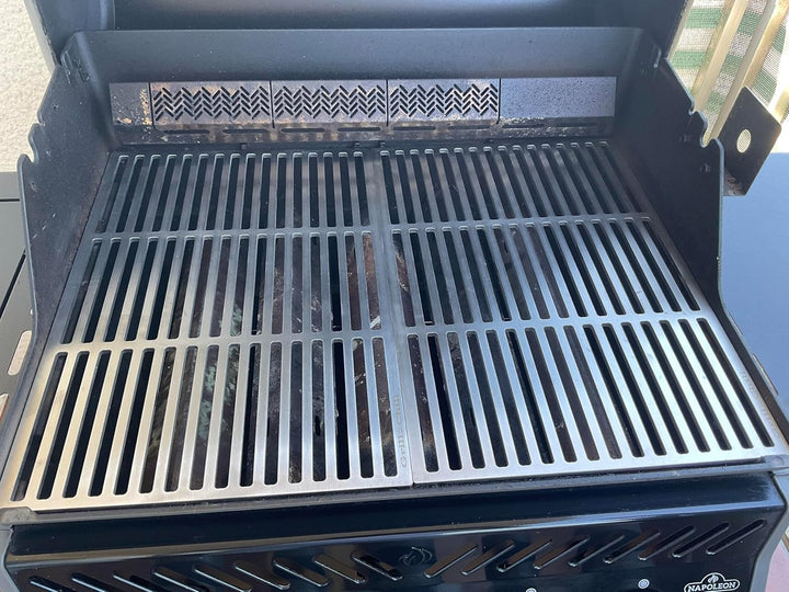 Grillrost Edelstahl V2A Ersatzrost passt für Grills Napoleon Rogue Serie 425 Rogue 425, Rogue 425 RS