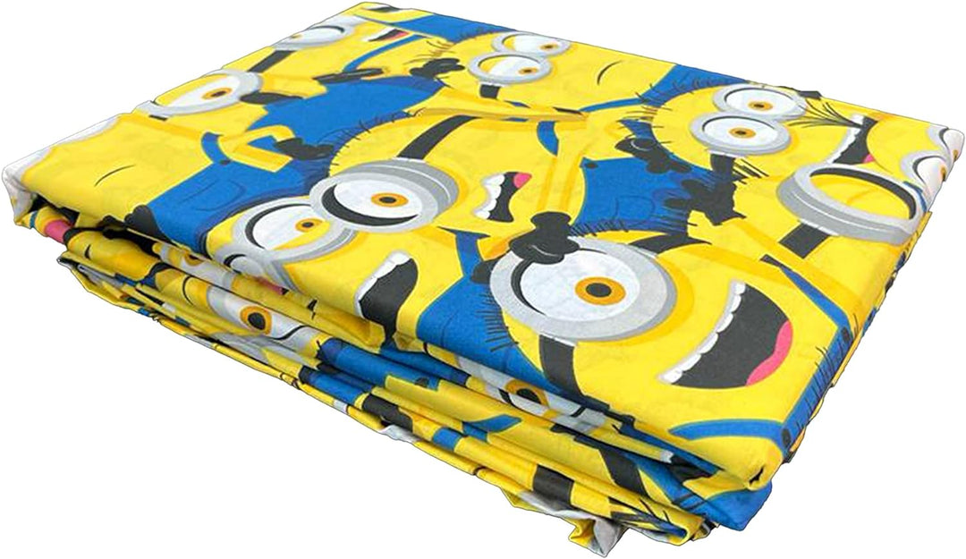 hermet Minions | Bettwäsche-Set für Einzelbetten | 100% Baumwolle | offizielles Produkt