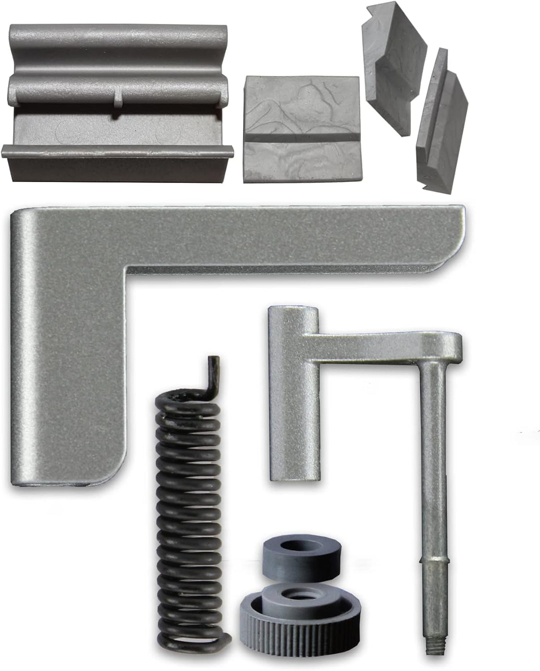 ClipFamily Haustier-Türset für Hunde und Katzen, Aluminium, Silber