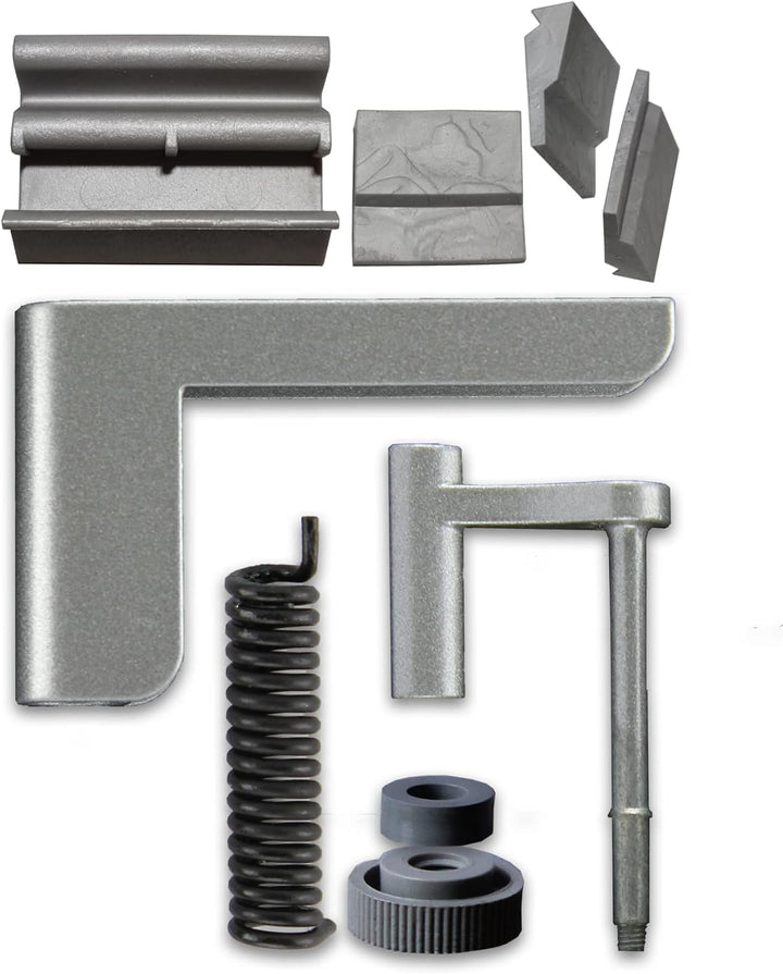 ClipFamily Haustier-Türset für Hunde und Katzen, Aluminium, Silber