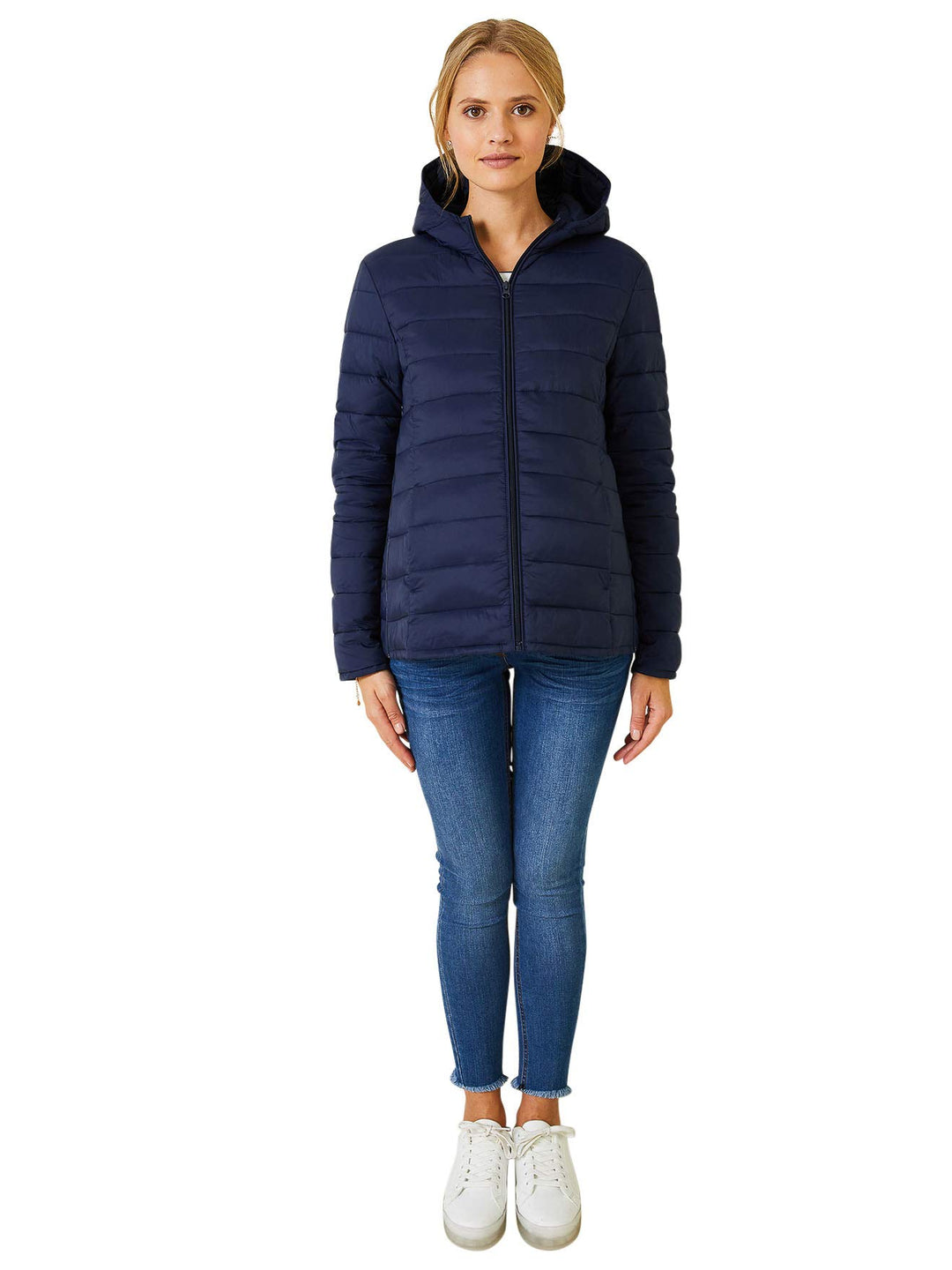 VERTBAUDET Leichte Umstands-Steppjacke, Tragejacke, Recycling-Polyester BLEU 44, BLEU 44