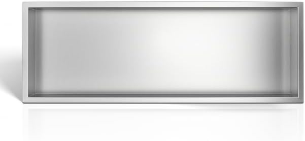 WALL-BOX ONE - Chrom Nische Edelstahl - Verchromt Wandnische Dusche - Wasserdicht - Flexibler Nische