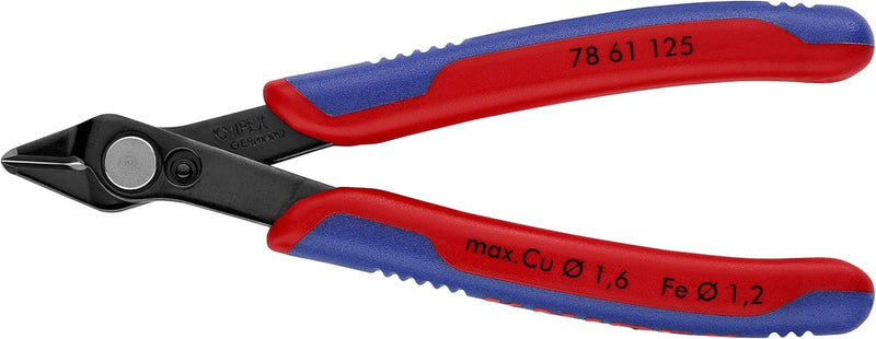 Knipex Automatische Abmantelungszange 175 mm 12 74 180 SB & Electronic Super Knips, Elektronik-Seite