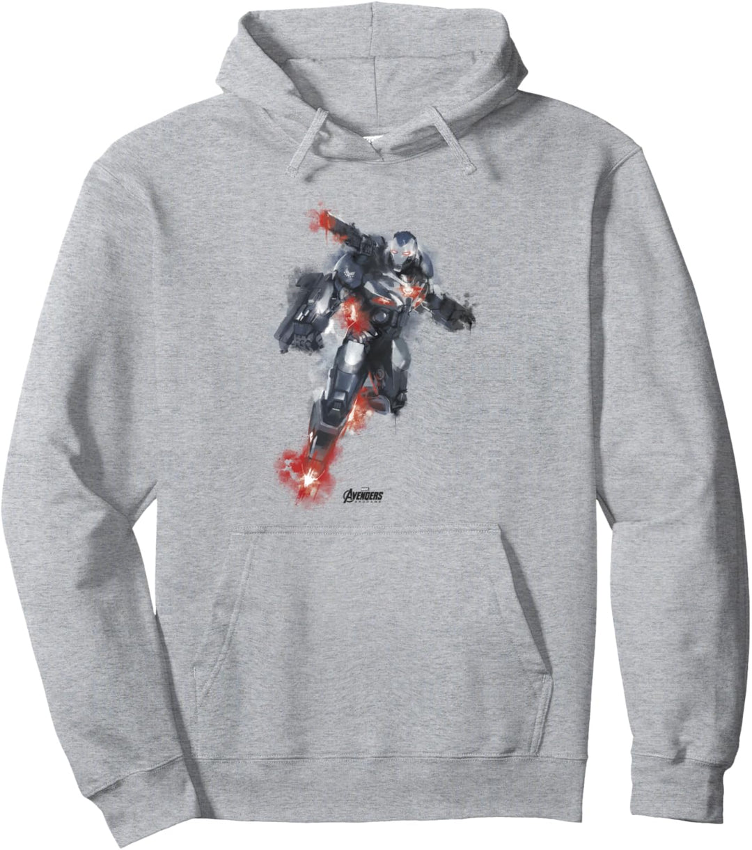 Marvel Avengers: Endgame War Machine Spray Paint Portrait Pullover Hoodie