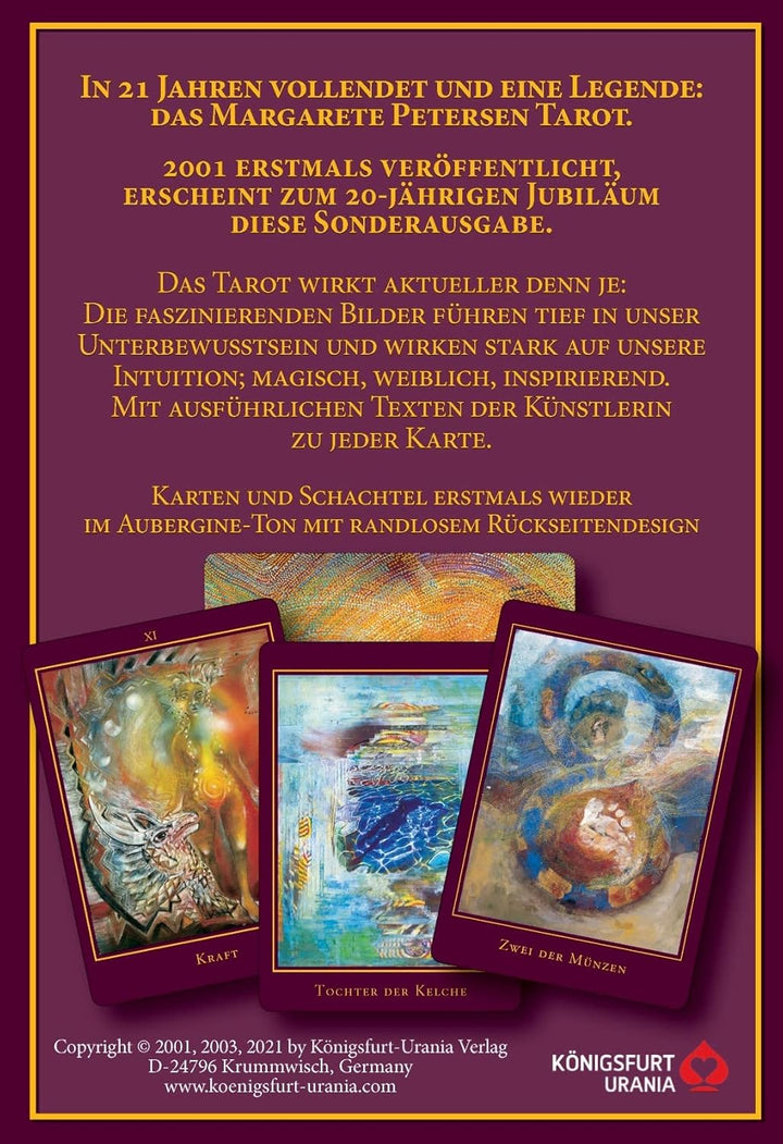 Margarete Petersen Tarot: 78 Tarotkarten mit ausführlicher Anleitung (Jubiläumsausgabe): 78 Tarotkar