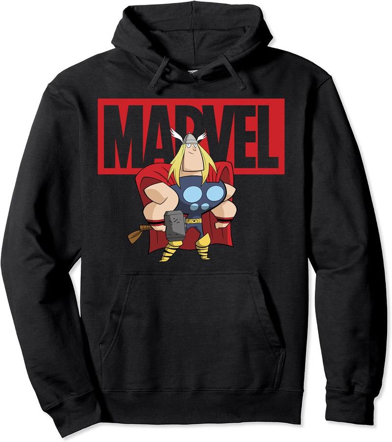 Marvel Avengers Thor Logo Doodle Pullover Hoodie