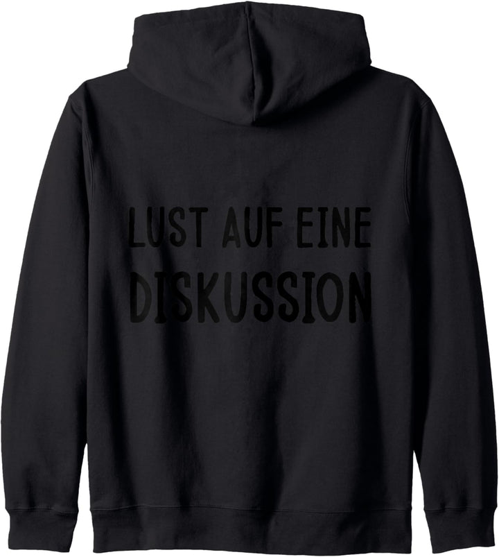 Diskussion Spruch Wortspiel Sprüche Spruch witzig fun Witz Kapuzenjacke